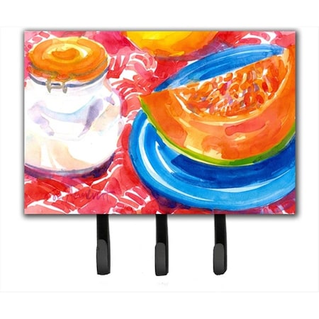 Carolines Treasures A Slice of Cantelope Leash Holder or Key Hook 6036TH68